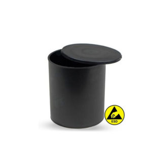 Caja conductiva redonda ESD