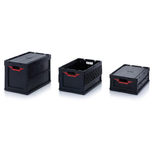 Caja plegable conductiva