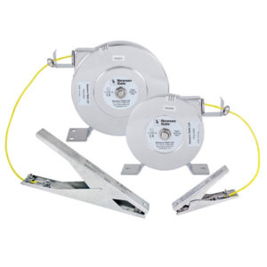 Carrete autoretráctil ATEX de acero inox.