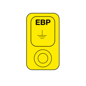 617.10105 Etiqueta para tapetes con marcaje EBP 20x40 mm