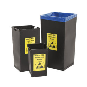 Papelera cartón conductivo ESD