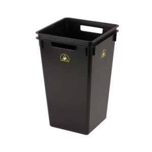 Papelera conductiva electrostática