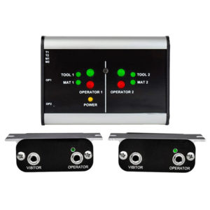 Comprobador muñequera y tapete con dos Relé