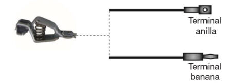 Pinza cocodrilo - Terminales