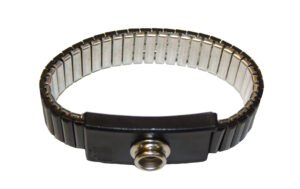 Muñequera metálica para puesta a tierra personal