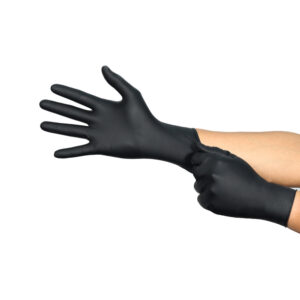 Guante nitrilo conductivo negro