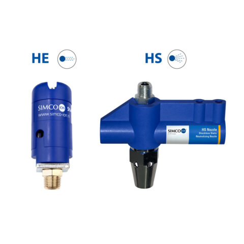 131.500XX Boquillas ionizadoras compactas HE y HS