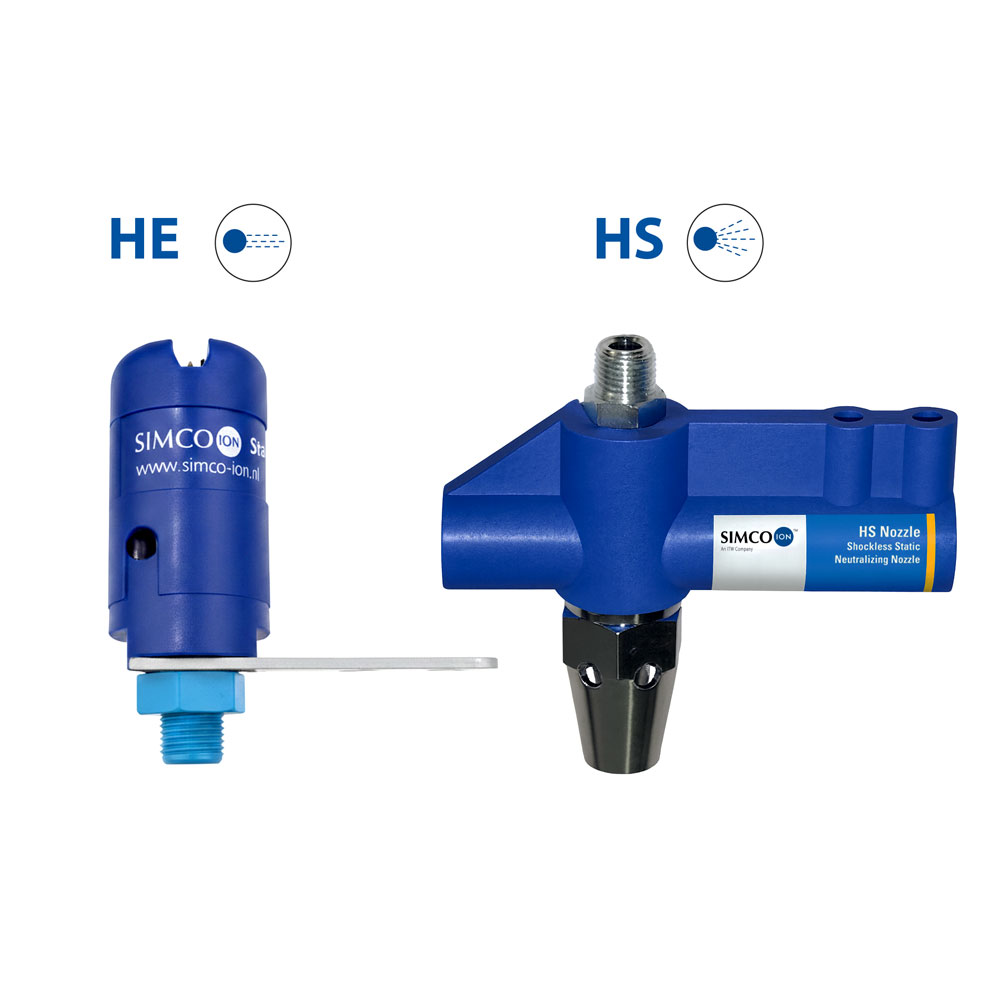 131.500XX Boquillas ionizadoras compactas HE y HS