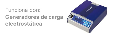 Funciona con Generadores de electrostática